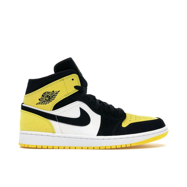 AIR JORDAN 1 MID YELLOW TOE BLACK