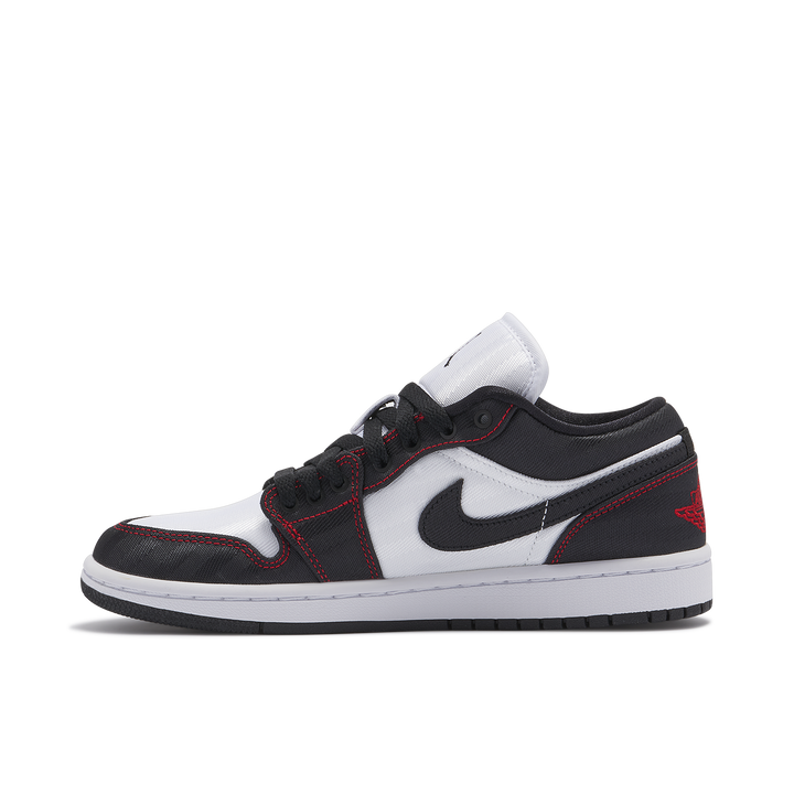 AIR JORDAN 1 LOW SE UTILITY BLACK WHITE RED WOMENS