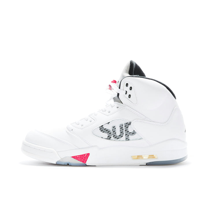 AIR JORDAN 5 RETRO WHITE X SUPREME