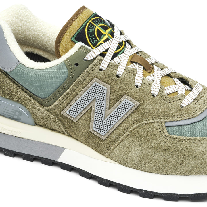 NEW BALANCE 574 X STONE ISLAND OLIVE GREEN