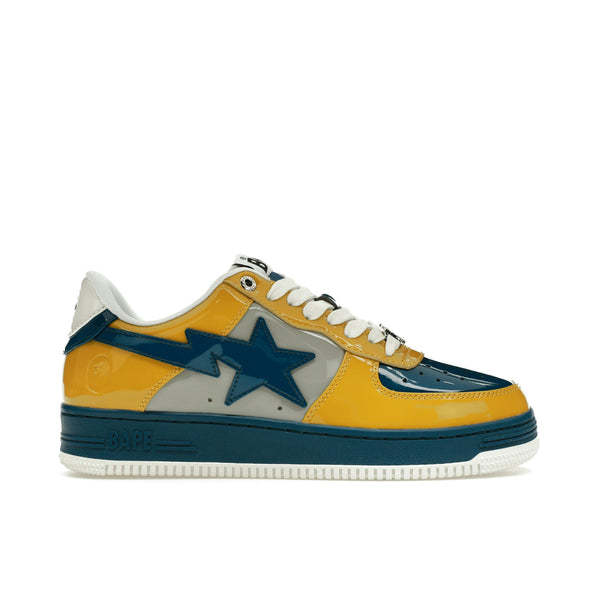 A BATHING APE BAPESTA BLUE YELLOW