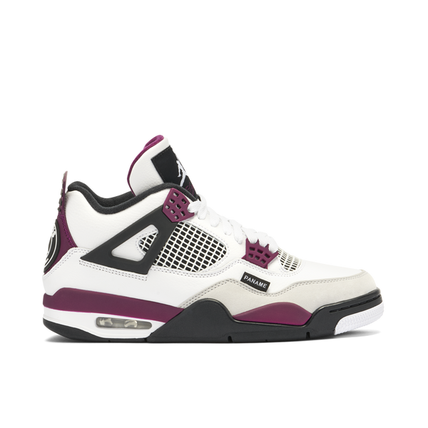 AIR JORDAN 4 X PSG WHITE NEUTRAL GREY BORDEAUX