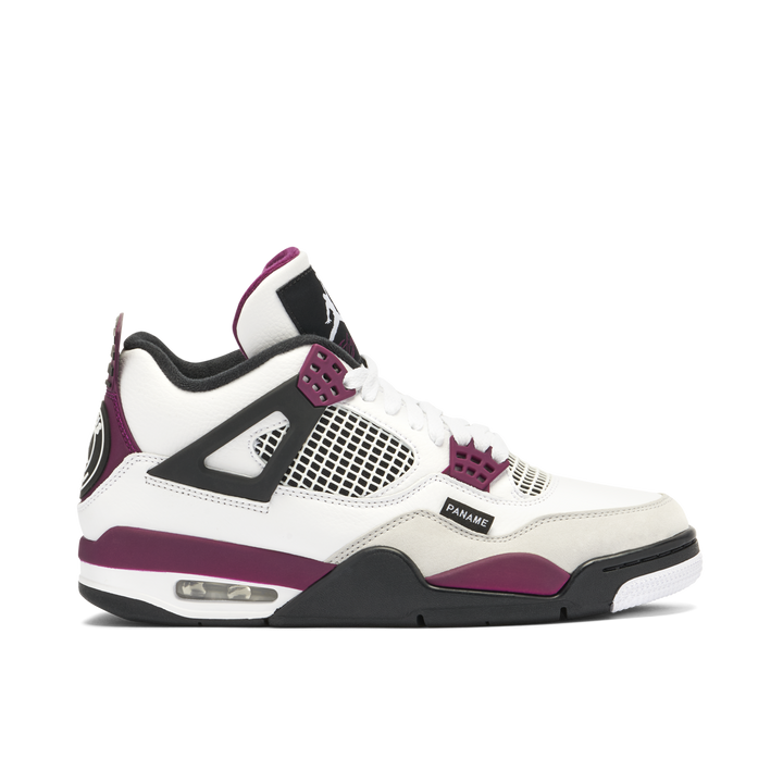 AIR JORDAN 4 X PSG WHITE NEUTRAL GREY BORDEAUX