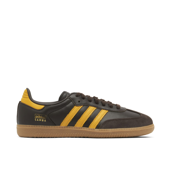 ADIDAS SAMBA OG DARK BROWN PRELOVED YELLOW