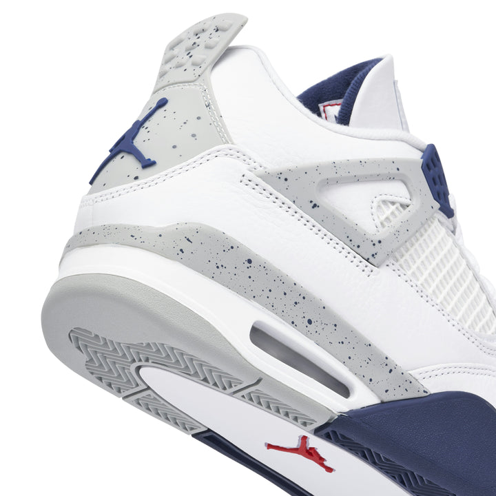 AIR JORDAN 4 RETRO WHITE MIDNIGHT NAVY