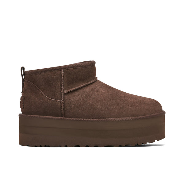 UGG CLASSIC ULTRA MINI PLATFORM BURNT CEDAR WOMENS