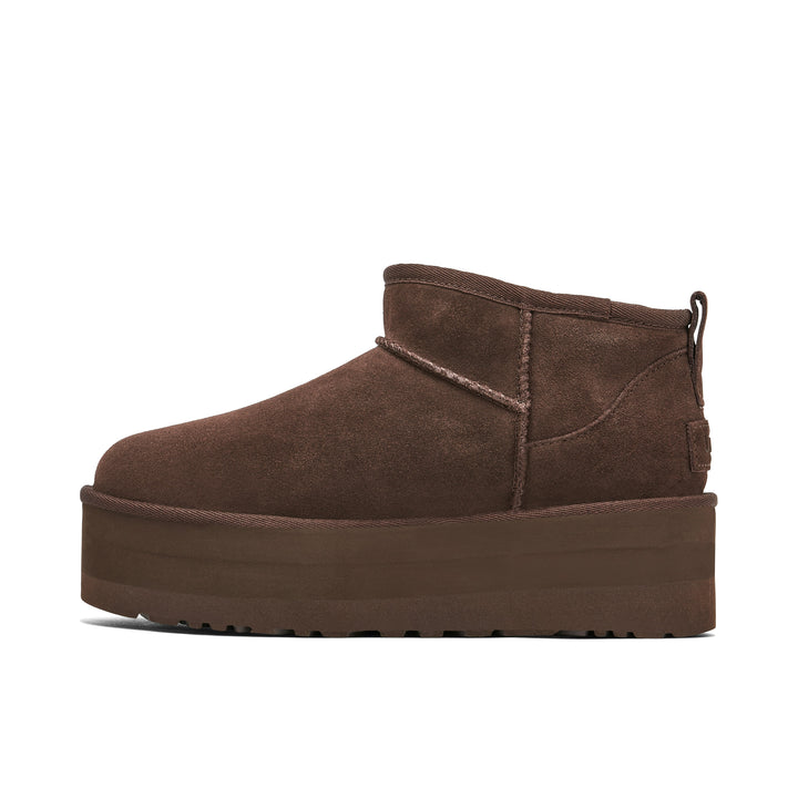 UGG CLASSIC ULTRA MINI PLATFORM BURNT CEDAR WOMENS