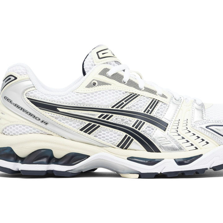 ASICS GEL-KAYANO 14 WHITE MIDNIGHT WOMENS