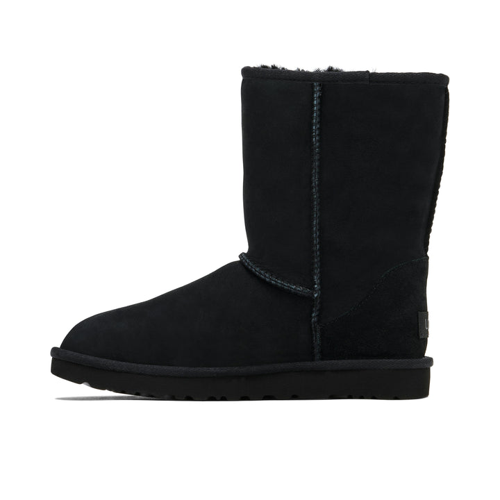 UGG CLASSIC SHORT II BOOT BLACK WOMENS