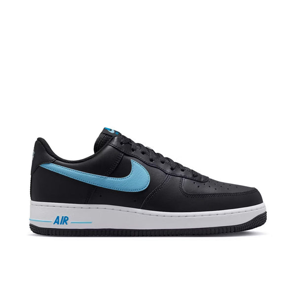 NIKE AIR FORCE 1 '07 LOW BLACK UNIVERSITY BLUE