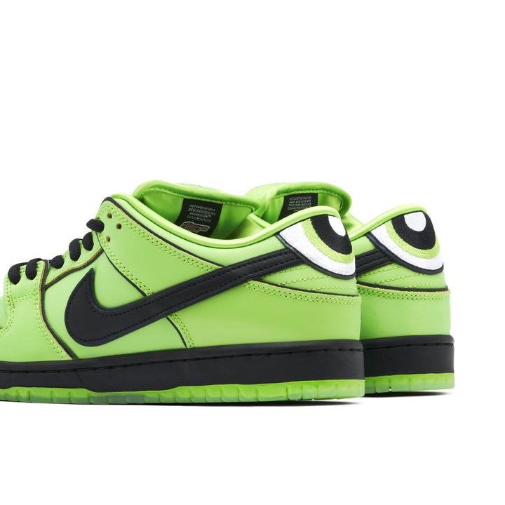 NIKE SB DUNK LOW X THE POWERPUFF GIRLS BUTTERCUP