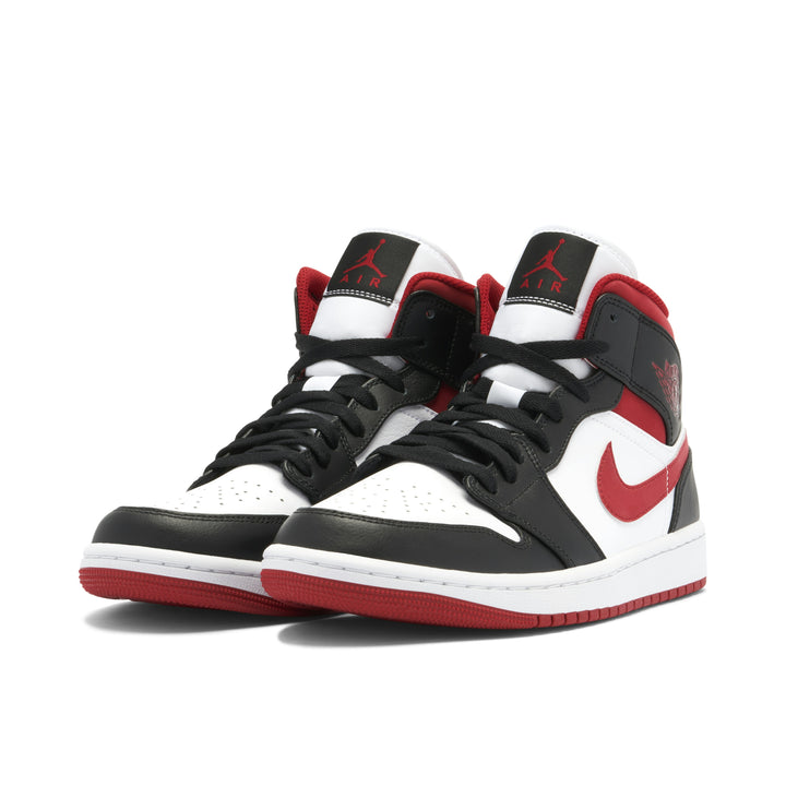 AIR JORDAN 1 MID BLACK GYM RED