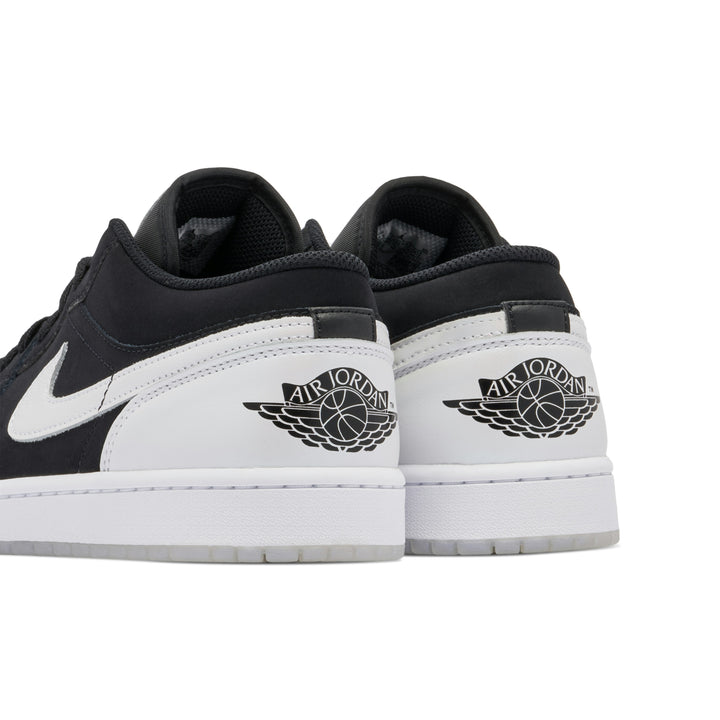 AIR JORDAN 1 LOW BLACK WHITE DIAMOND