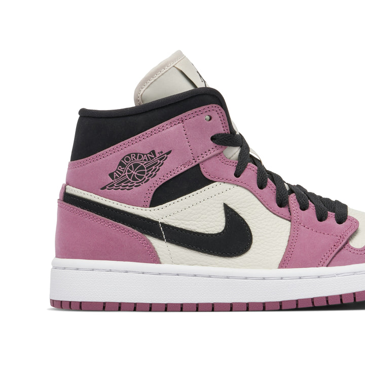 AIR JORDAN 1 MID BERRY PINK WOMENS