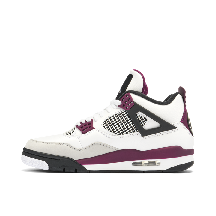 AIR JORDAN 4 X PSG WHITE NEUTRAL GREY BORDEAUX
