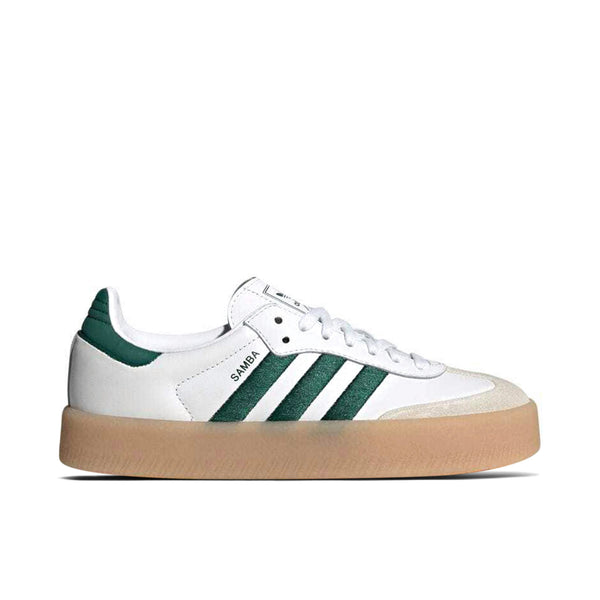 Adidas Samba White Collegiate Green Gum Womens