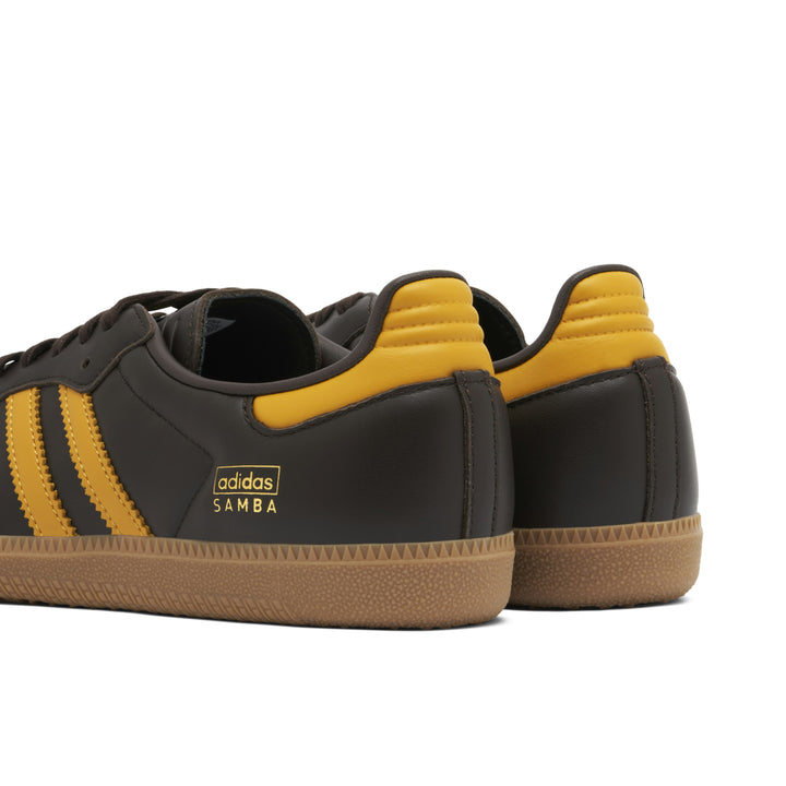 ADIDAS SAMBA OG DARK BROWN PRELOVED YELLOW
