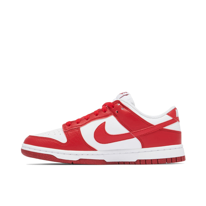 NIKE DUNK LOW NEXT NATURE WHITE GYM RED WOMENS