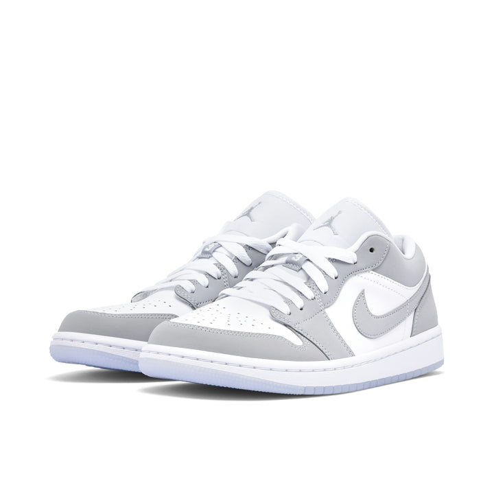 AIR JORDAN 1 LOW WHITE WOLF GREY WOMENS