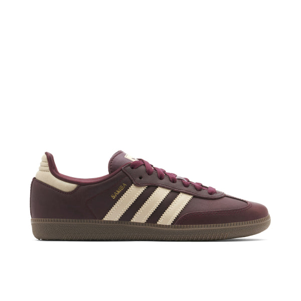 ADIDAS SAMBA OG MAROON CRYSTAL SAND WOMENS