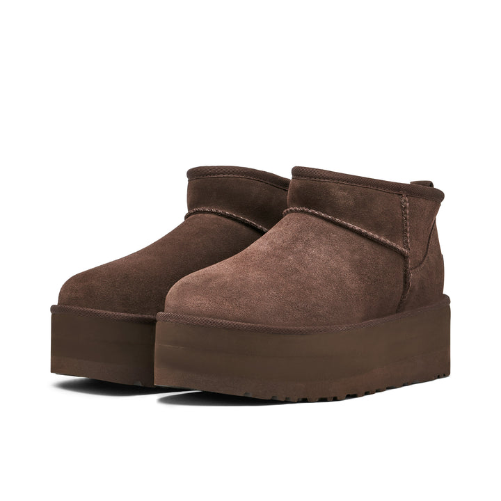 UGG CLASSIC ULTRA MINI PLATFORM BURNT CEDAR WOMENS