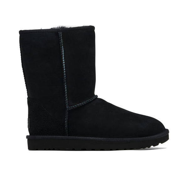 UGG CLASSIC SHORT II BOOT BLACK WOMENS