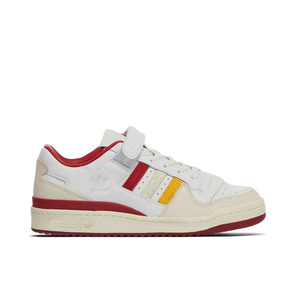 Adidas Forum Low Varsity x END White Off White And Burgundy