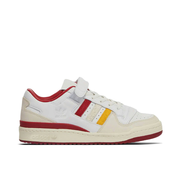 Adidas Forum Low Varsity x END White Off White And Burgundy