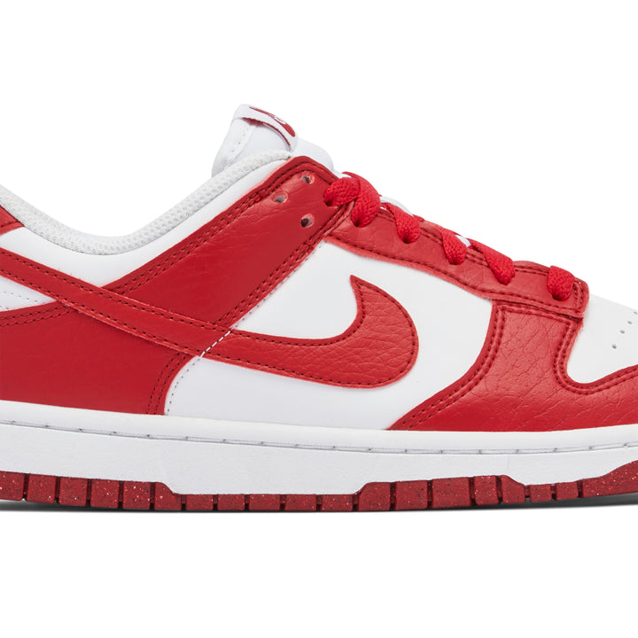 NIKE DUNK LOW NEXT NATURE WHITE GYM RED WOMENS